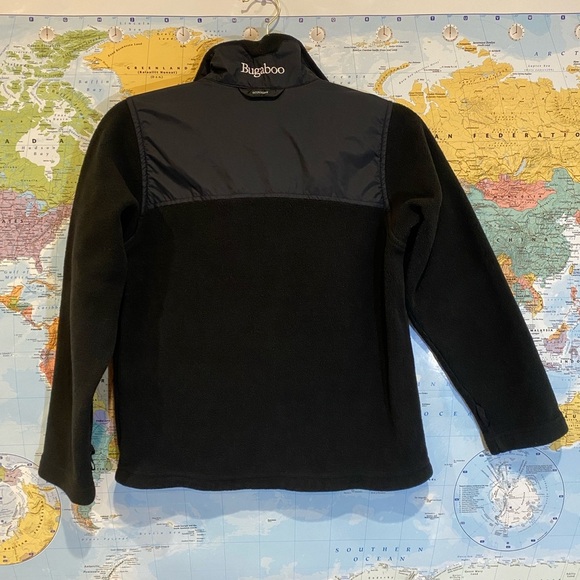 Columbia Bugaboo fleece interchange full zip up jacket black size 10-12 youth - Picture 2 of 6
